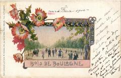 Souvenir de Paris 16e Bois de Boulogne Litho -
																					75016 Paris 16e
																			