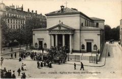 Carte postale ancienne Eglise Sainte-Marie des Batignolles
                                                                     à Paris 17e
                                