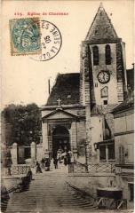 Carte postale ancienne Eglise de Charonne
                                                                     à Paris 20e
                                