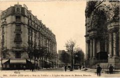 Carte postale ancienne Rue de Tolbiac - L'église Sainte-Anne de Maison Blanche
                                                                     à Paris 13e
                                