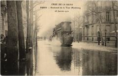 Crue de la Seine Paris 7e Bd de la Tour Maubourg à Paris 7e