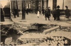 Paris Inondations 1910 Bd Haussmann
