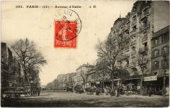 Avenue d'Italie -
																					75013 Paris 13e
																			