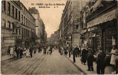 La Rue de Belleville à Paris 19e