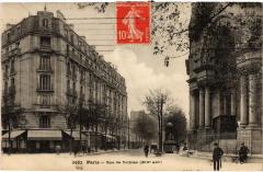 Carte postale ancienne Rue de Tolbiac - L'église Sainte-Anne de Maison Blanche
                                                                     à Paris 13e
                                