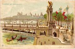 Paris Expo 1900 Pont Alexandre Iii Hold To Light