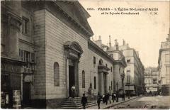 Paris 9e Eglise Saint-Louis d'Antin Lycée Condorcet à Paris 9e