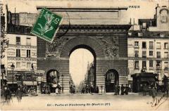Paris 10e Porte et Fg Saint-Martin à Paris 10e