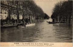 Paris Crue de la Seine 1910 Avenue Montaigne