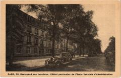 Paris 7e 28, Bd des Invalides Hotel de l'Ecole Speciale d'Admin à Paris 7e