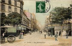 Rue Ménilmontant à Paris 20e