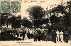 Paris 10e Hopital Militaire Saint-Martin Jardin des Malades à Paris 10e