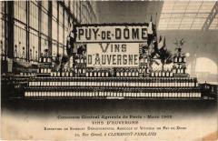 1908 Concous Agricole Paris Vins d'Auvergne -
													75 Paris
												
