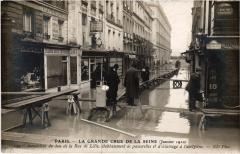 Crue de la Seine Paris 7e Rue de Lille à Paris 7e