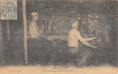Dans La Mine - Abattage Au Pic Du Charbon -
													62 Pas de Calais
												