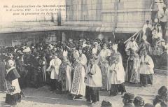 Paris - Consecration Du Sacre Coeur 1919 - La Sortie Des Prelats à Paris