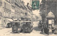 Rouen - La Rue Jeanne D'Arc à Rouen