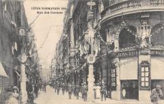 Rouen - Fetes Normandes 1909 - Rue Des Carmes à Rouen