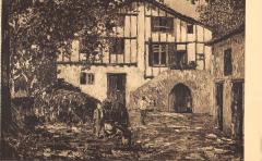 Pays Basque - Cpa Illustrateur - Vieille Ferme A Urrigne