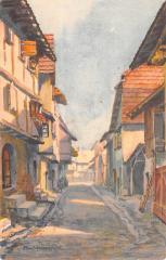 Eguisheim - Cpa Illustrateur - Signe Paul Mannsfeld à Eguisheim