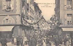 Jubile De Notre Dame Du Puy 1910 - La Rue Saint Gilles