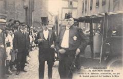 Dijon - Inauguration Du Monument Bossuet - Arrivee De Mr Hanotaux à Dijon