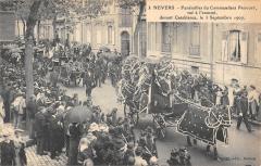 Nevers - Funerailles Du Commandant Provost Tue A L'Ennemi Devant Casablan à Nevers