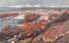 Rouen - Cpa Illustrateur - Panorama Pris De Bon Secours -
																					76100 Rouen
																			
