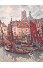 Dieppe - Cpa Illustrateur G.charpentier - Dans Le Port A Dieppe à Dieppe