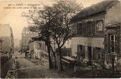 Carte postale ancienne Montmartre - Cabaret du Lapin Agile et Rue des Saules
                                                                     à Paris 18e
                                