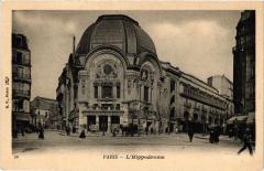 Carte postale ancienne L'Hippodrome
                                                                     à Paris 18e
                                