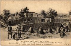 Vieux Montmartre - Ancienne Place de l'Abreuvoir, aujourd'hui Place de Constantin Pecqueur à Paris 18e