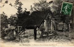 Carte postale ancienne Montmartre - La Maison au Toit de Chaume dite d'Henri IV
																	 à Paris 18e
								