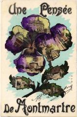 Paris Montmartre une pensée