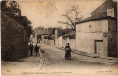 Vieux Montmartre - La Rue de l'Abreuvoir à Paris 18e