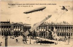 Paris Obélisque Zeppelin enlevement Satire