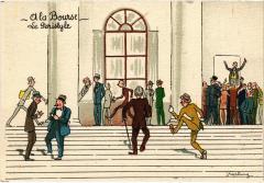 Paris A la Bourse Le Preistyle Artist signed
