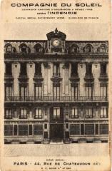 Paris 9e 44, rue de Chateaudun Compagnie du Soleil à Paris 9e