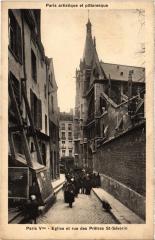 Paris 5e Rue des Presres Saint-Séverin à Paris 5e