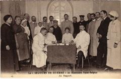Le Secours de Guerre Paris Séminaire Saint-Sulpice Au rapport