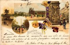 Souvenir de Paris Litho