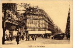 Paris 9e Rue Lafayette à Paris 9e