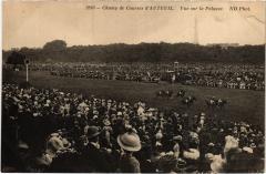 Carte postale ancienne Champ de Courses d'Auteuil - Vue sur la Pelouse
                                                                     à Paris 16e
                                