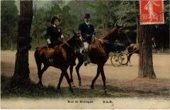 Carte postale ancienne Bois de Boulogne
                                                                     à Paris 16e
                                