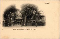 Carte postale ancienne Bois de Boulogne - Chalets du Cycle
                                                                     à Paris 16e
                                