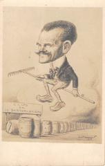 Cpa Illustrateur Satirique - Clos De La Berthelotiere - Cpa Rare -
													41 Loir et Cher
												