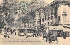 Nice - Avenue De La Gare - Cafe De La Regence -
																					06300 Nice
																			