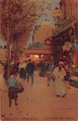 Paris - Cpa Illustrateur - Collection Lefevre Utile - Boulevard De L'Hopi -
																					75000 Paris
																			