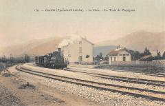 Caudies - La Gare - Train De Perpignan à Perpignan
