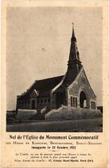 Sailly Saillisel Ne de l'eglise du Monument Commemoratif -
																					80360 Sailly-Saillisel
																			